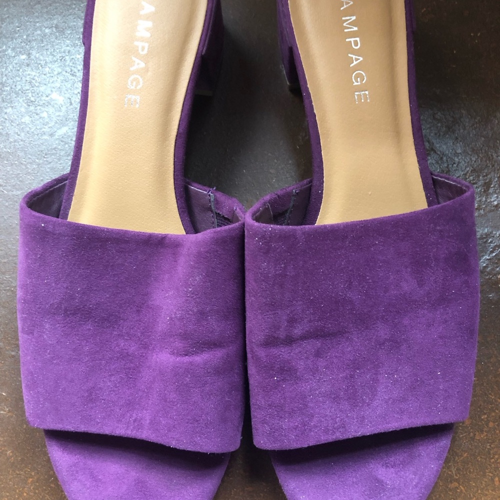 Rampage Women's Vibrant Purple Heels